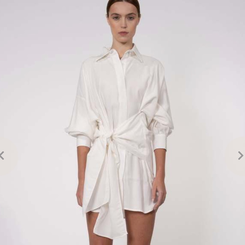 Nonchalant Label Dafne Tie Front Dress